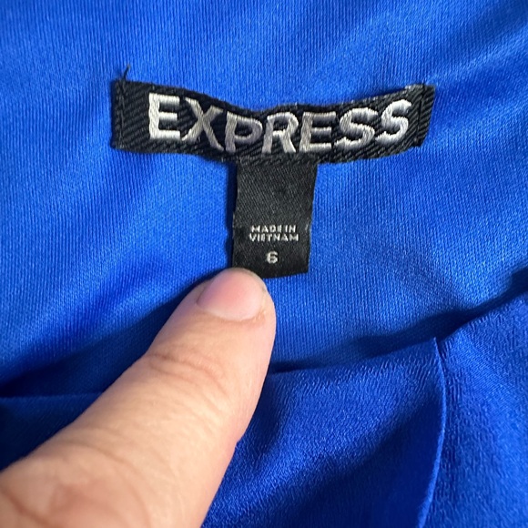 Express women’s dress blue size 6 - Picture 3 of 3